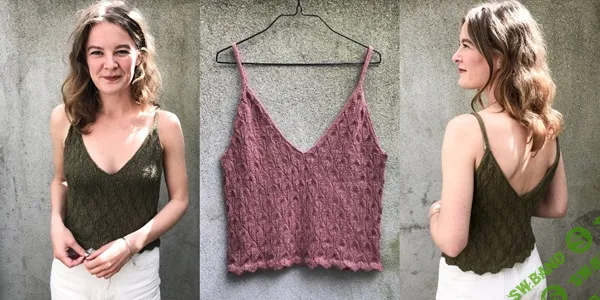 [Вязание] Вязаный топ на лямках Olive [Вяжи.ру]