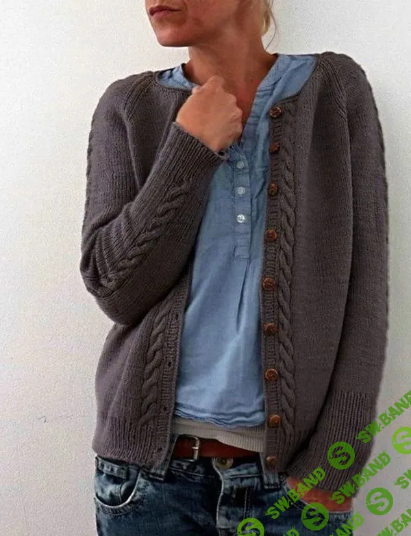 [Вязание] Вязаный женский кардиган Dustin [Вяжи.ру]