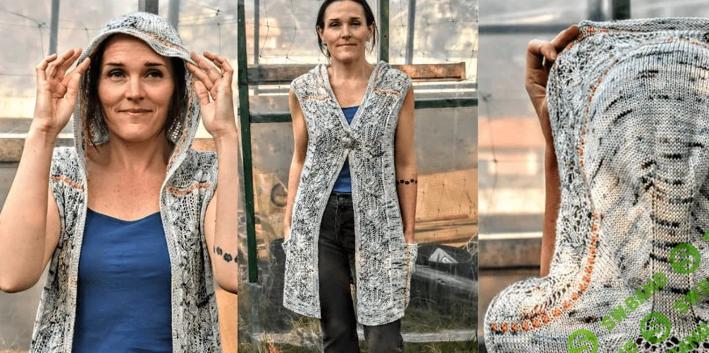 [Вязание] Вязаный жилет с капюшоном Motion Head [Вяжи.ру]