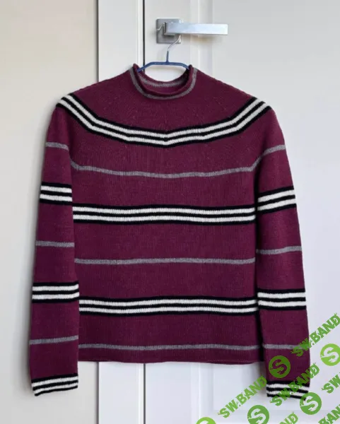 [Вязание] Водолазка в полоску [Видео-инструкция] [stepmother queen] [Ольга Грознецкая]