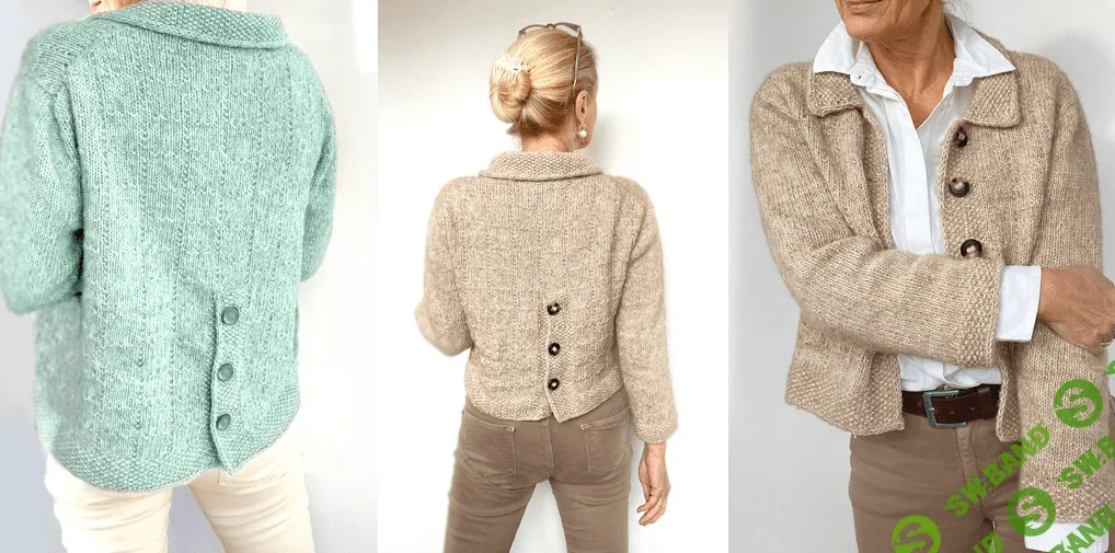 [Вязание] Жакет на пуговицах Cozy Cube [Вяжи.ру] [Ютта фон Хитер Штайн]