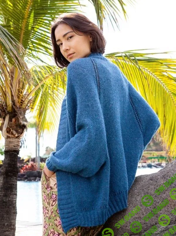 [Вязание] Жакет с глубоким регланом [Вяжи.ру]