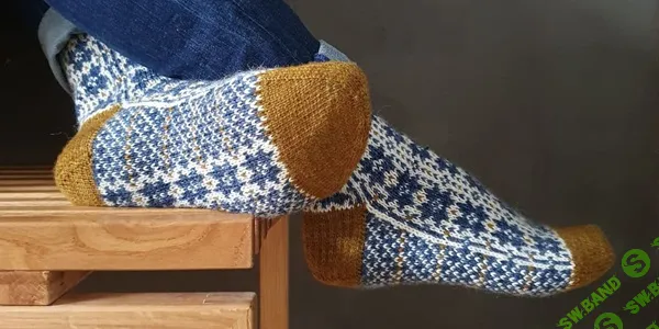 [Вязание] Жаккардовые носки спицами Star Walk [Вяжи.ру] [Ducathi]