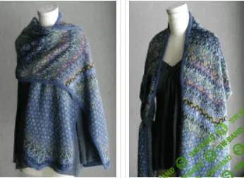 [Вязание] Жаккардовый палантин Thistleback [Вяжи.ру] [Carol Sunday]