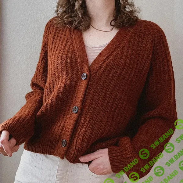 [Вязание] Женский кардиган спицами сверху Mara Cardigan [Вяжи.ру] [Brianna Mason]