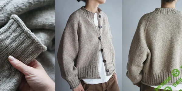 [Вязание] Женский кардиган Zakkuri [Вяжи.ру] [Noriko Ichikawa]