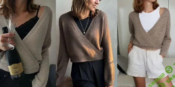 [Вязание] Женский пуловер спицами Sofie [Вяжи.ру] [Susanne Müller]