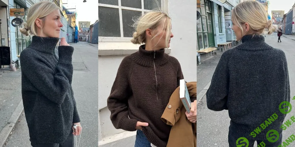 [Вязание] Женский свитер на молнии Zipper Sweater Light [Вяжи.ру] [PetiteKnit]