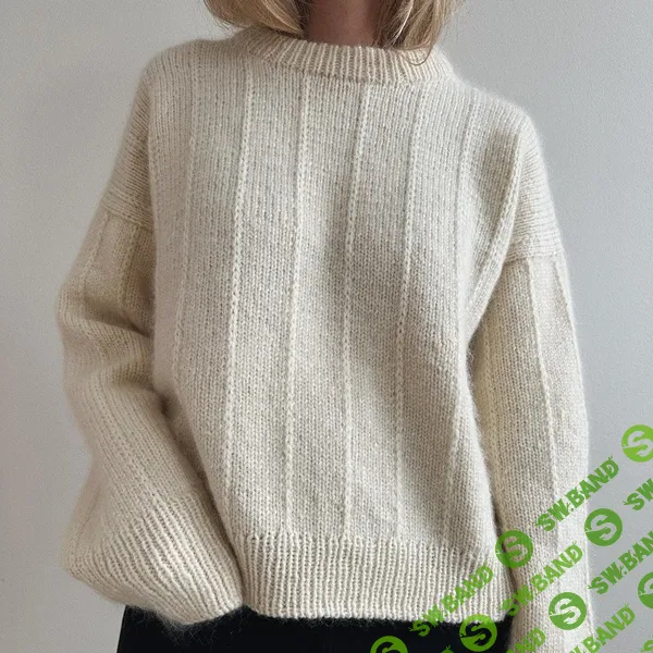 [Вязание] Женский свитер спицами сверху с японским плечом Vara Sweater [Вяжи.ру]