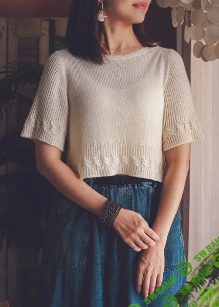 [Вязание] Женственный летний топ Lyra Tee [Вяжи.ру] [Irene Lin]