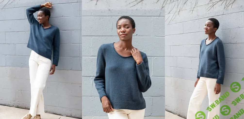 [Вязание] Женственный пуловер Collins [Julie Hoover]