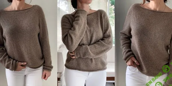 [Вязание] Женственный пуловер реглан Dentelle Douce [Вяжи.ру] [Caidree]