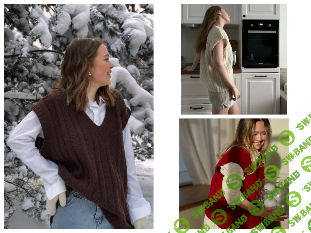 [Вязание] Жилет «Everyday» [maleeva.knits] [Дарья Баруздина]