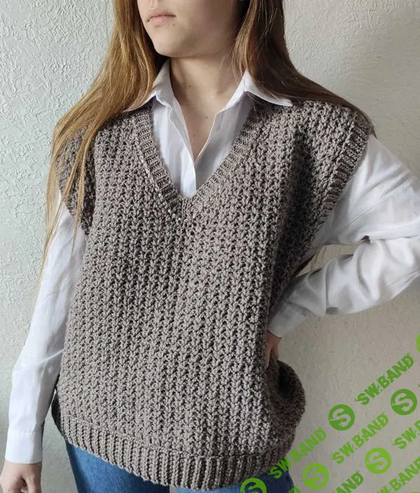 [Вязание] Жилет крючком February [Вяжи.ру] [Марина Чекушева]