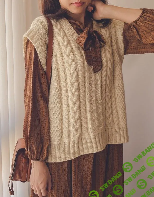 [Вязание] Жилет оверсайз Lana [Вяжи.ру]