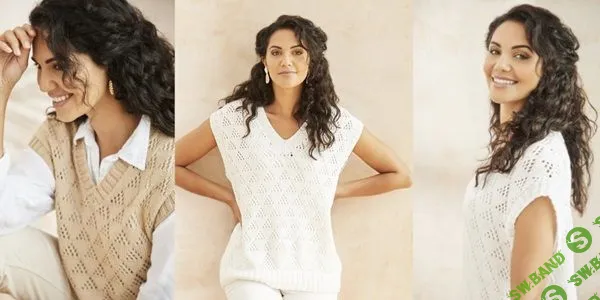 [Вязание] Жилет спицами Bone [Вяжи.ру]