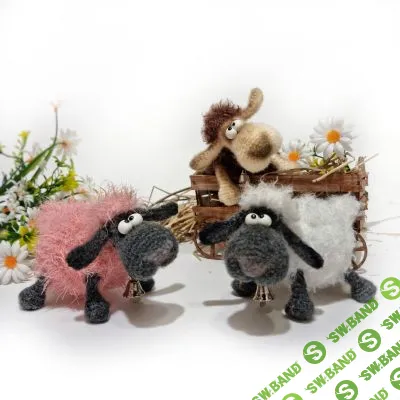 [Вязаные игрушки] Барашек-облачко [Мария Тепулян]