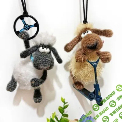 [Вязаные игрушки] Барашек за рулём [Мария Тепулян]