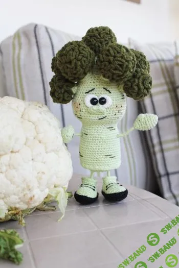 [Вязаные игрушки] Брокколи [Kb_loveknitting] [Екатерина Борисова]