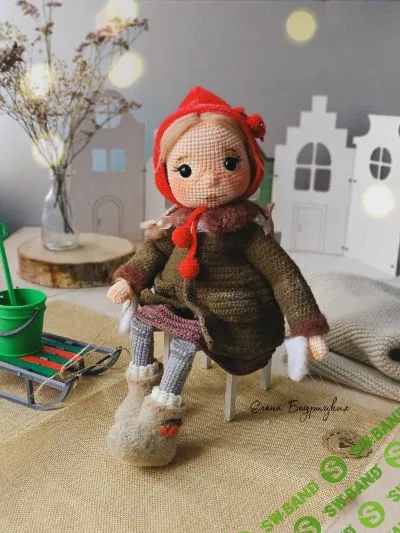 [Вязаные игрушки] Девочка СССР [Добрые игрушки] [Елена Бедрицких]