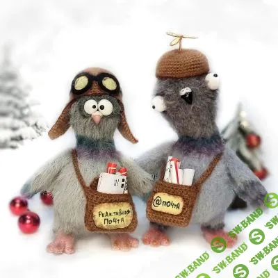 [Вязаные игрушки] Голубь Курлыкин [Мария Тепулян]