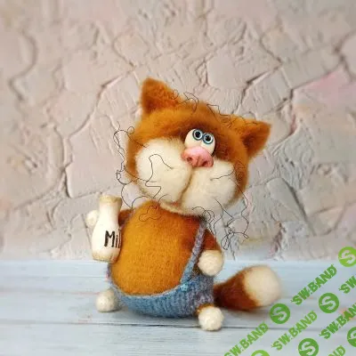 [Вязаные игрушки] Кот Рыжуля [Мария Тепулян]