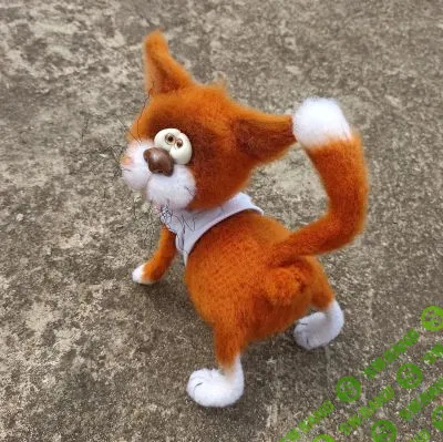 [Вязаные игрушки] Котик Бубенчик [Мария Тепулян]