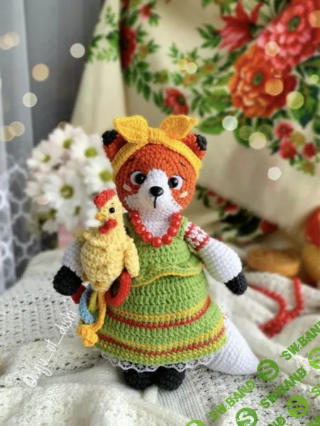 [Вязаные игрушки] Лисичка-сестричка [Ирина Баева]