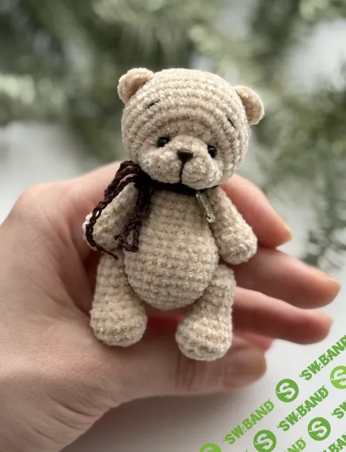 [Вязаные игрушки] Мишка Бусик [Davydova_toys]