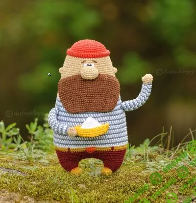 [Вязаные игрушки] Моряк [Екатерина Клепукова]