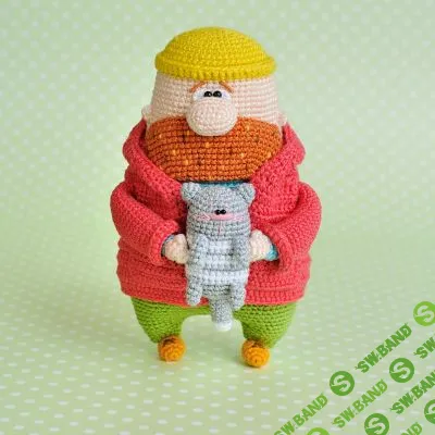 [Вязаные игрушки] Мужичок [Екатерина Клепукова]