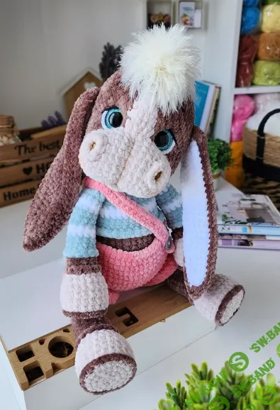 [Вязаные игрушки] Ослик Отис [Любовь Лагутенок]