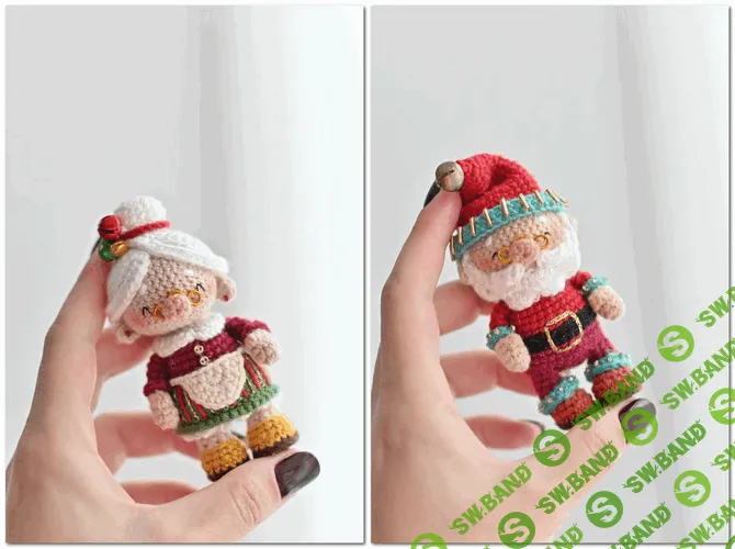 [Вязаные игрушки] Сет новогодних игрушек 1 [funny hook] [Светлана Максименко]