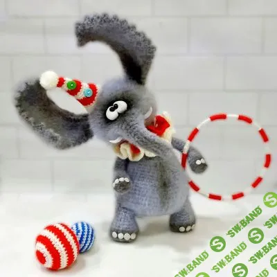 [Вязаные игрушки] Слоник Монтик [Мария Тепулян]