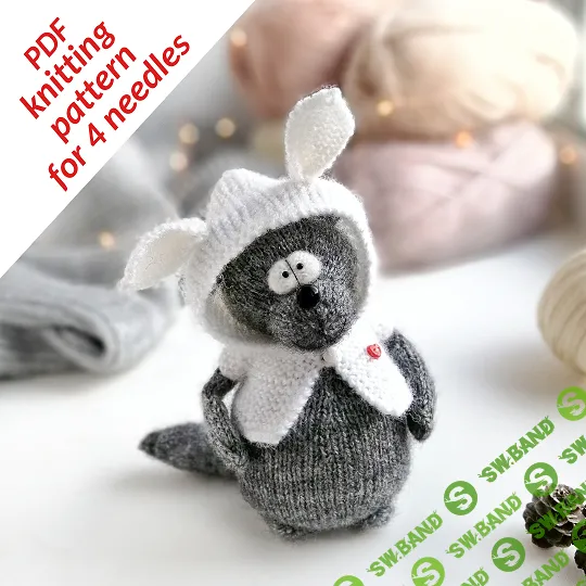 [Вязаные игрушки] Волк Банди [dailydoll.shop]