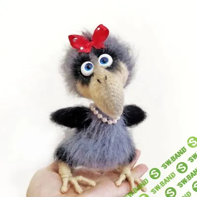 [Вязаные игрушки] Ворона [Мария Тепулян]