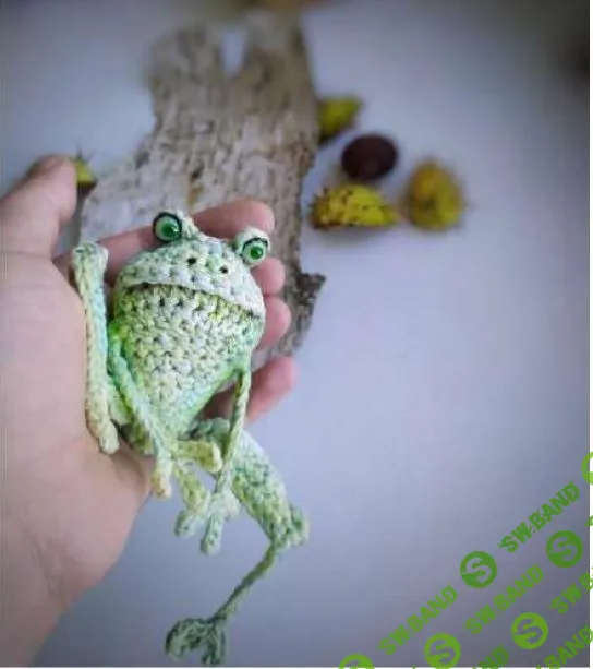 [Вязаные игрушки] Жаба Квасилиса [malupasy_brooch] [Марина Филиппова]