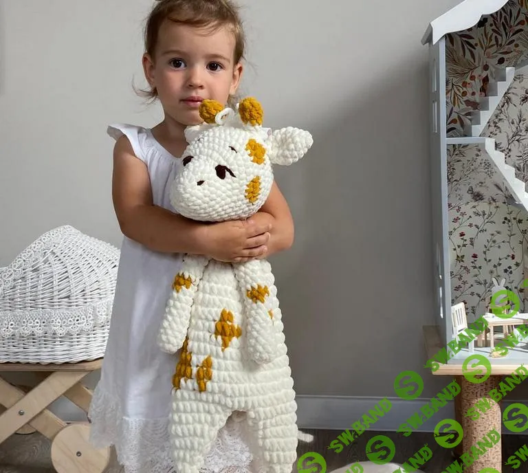 [Вязаные игрушки] Жирафик [hey_toys] [Александра Раскаткина]