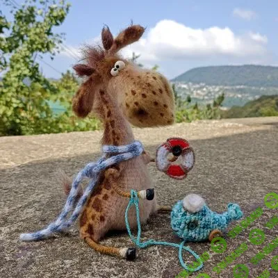 [Вязаные игрушки] Жирафик Рафик [Мария Тепулян]