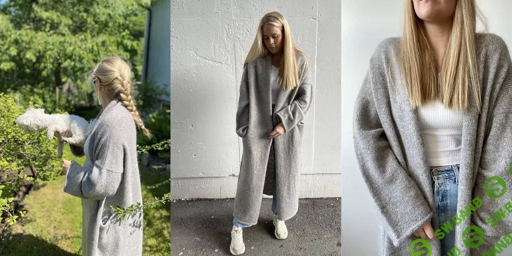 [Вяжи.ру] Длинный кардиган Kullavik (2023)