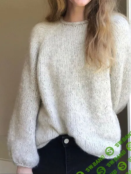 [Вяжи.ру, My favourite things knitwear] Пуловер с широким рукавом Sweater No. 6 (2024)