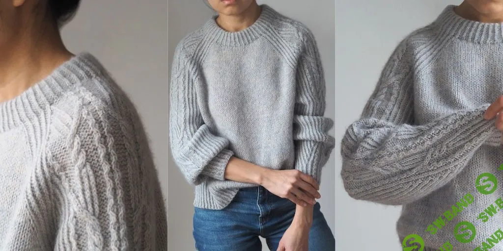 [Вяжи.ру] Пуловер реглан Helia (2023)