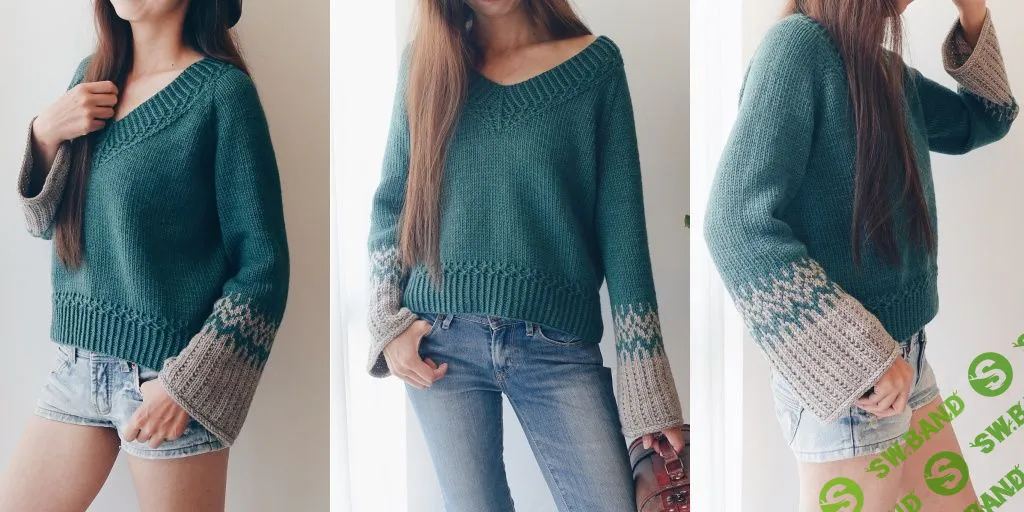 [Вяжи.ру] Пуловер реглан Ramble (2024)