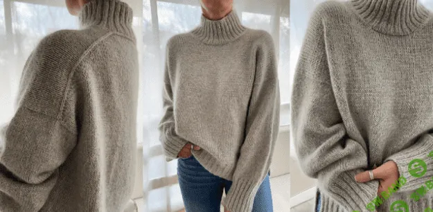 [vjazhi.ru] Свитер оверсайз спицами Harlow (2023)