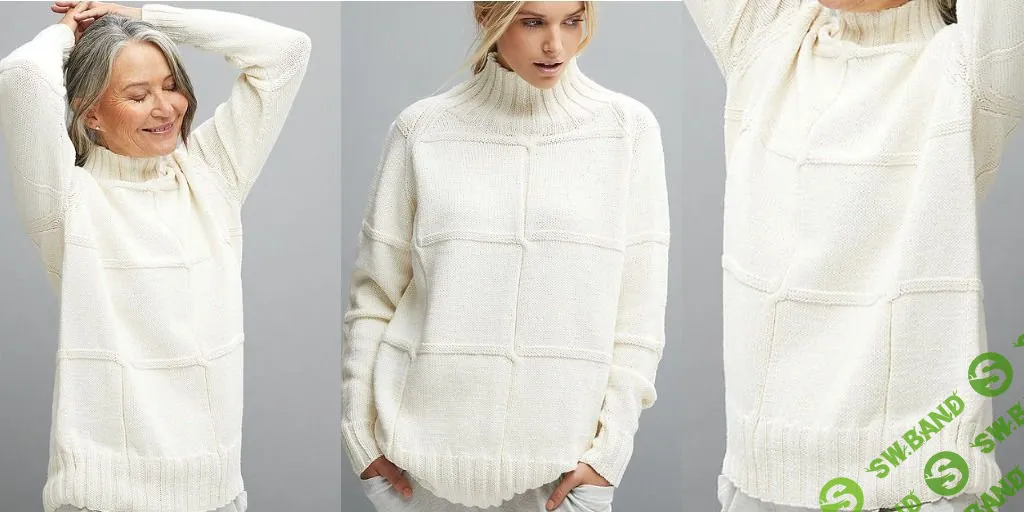 [Вяжи.ру] Свитер с высоким воротом Ryder (2021)