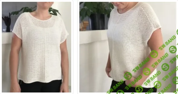 [Вяжи.ру] Топ из льна «Hor no11» (2024)