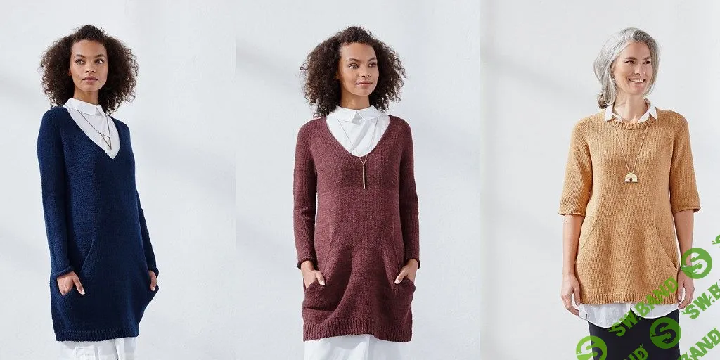 [Вяжи.ру] Туника с карманами Hillary (2023)