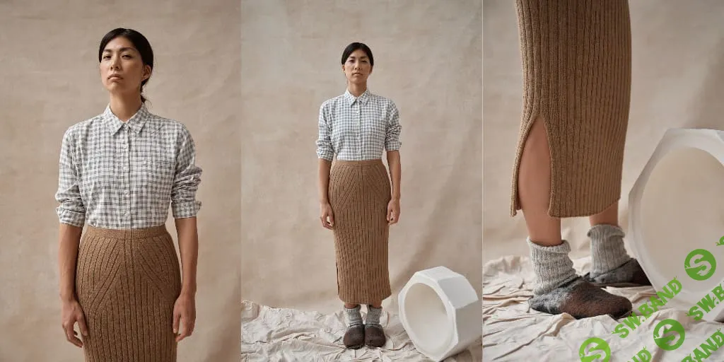 [Вяжи.ру] Вязаная спицами юбка Ryoanji (2024)