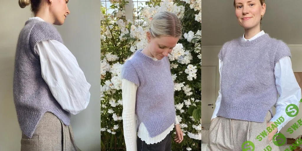 [Вяжи.ру] Вязаный жилет спицами Noor (2022)