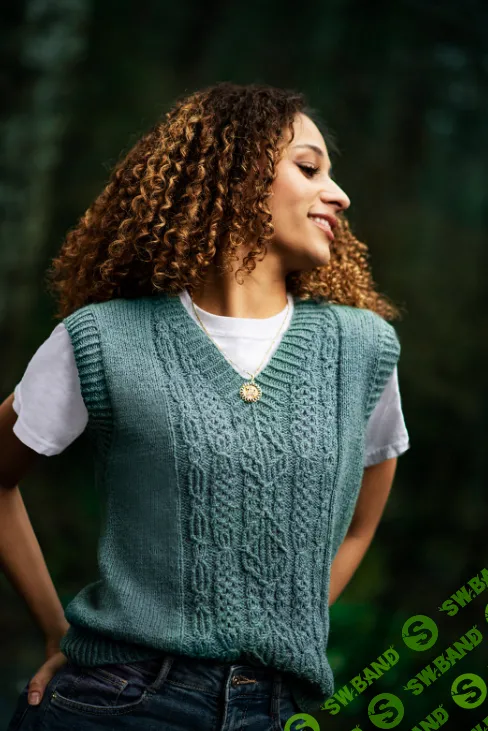 [Вяжи.ру] Жилет спицами сверху Rockhound Vest (2024)